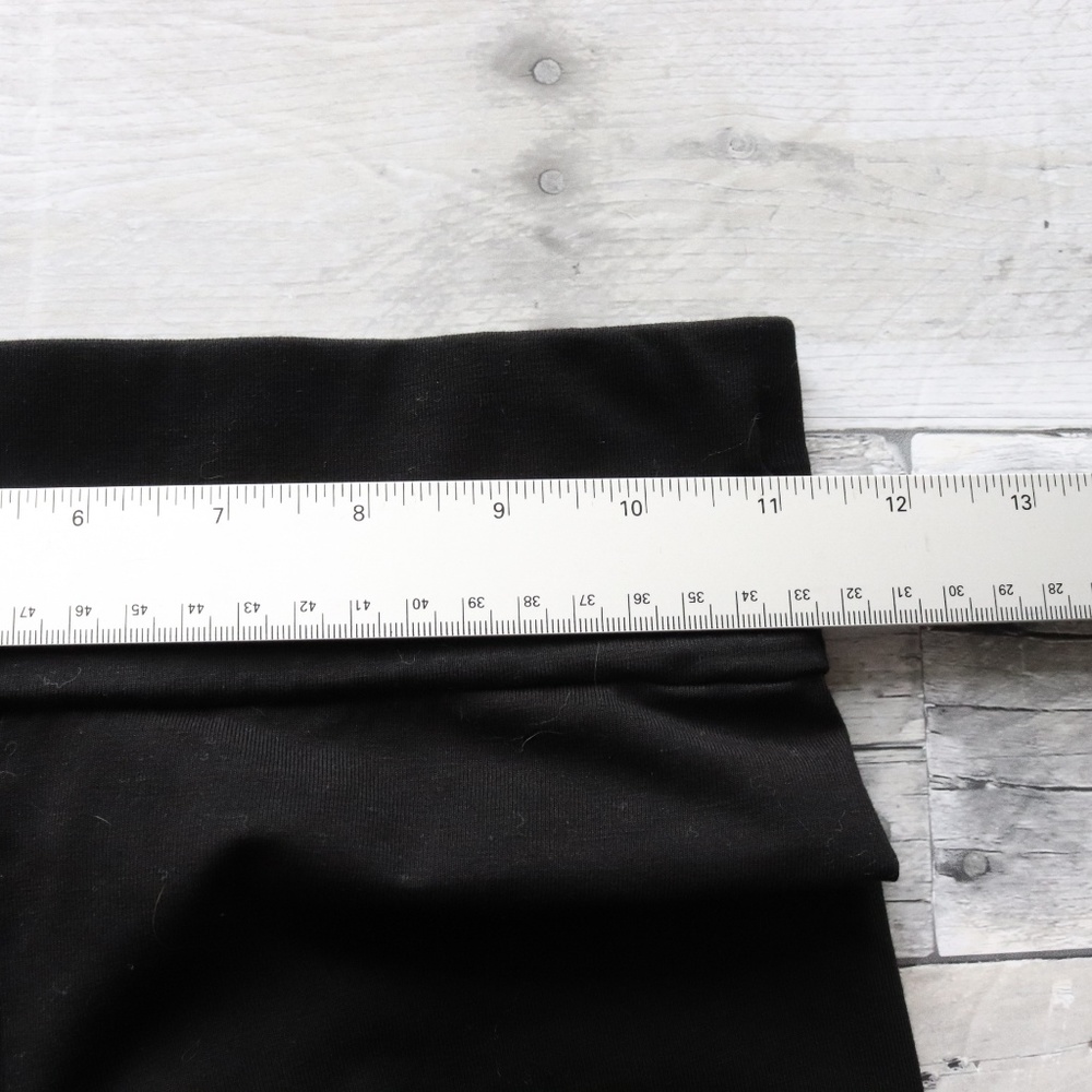 ASOS BLACK PRINTED LEGGINGS - SIZE 2 - Picture 5 of 8